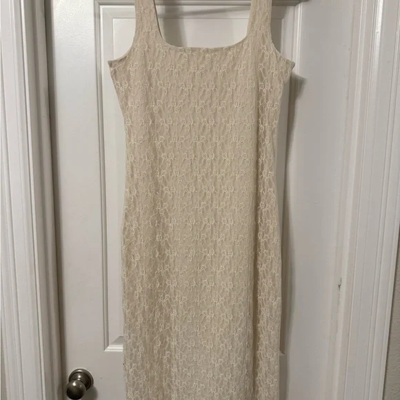 bp Women's Lace Slip in Cream - Picture 3 of 4